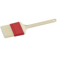 Choice 3 inchW Natural Bristle Pastry / Basting Brush with Plastic Handle
