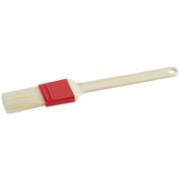 1 3/8 inchW Natural Bristle Pastry / Basting Brush with Plastic Handle