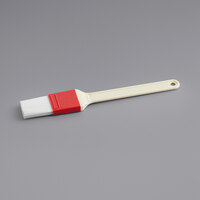 Choice 1 3/8 inchW Polyester Bristle Pastry / Basting Brush with Plastic Handle