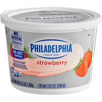 Philadelphia Strawberry Cream Cheese Spread Tub 3 lb. - 6/Case