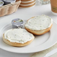 Philadelphia Chive and Onion Cream Cheese Spread Portion Cup 1 oz. - 100/Case