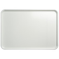 Carlisle 2618FGQ001 Customizable White 18 inch x 26 inch Glasteel Display / Bakery Fiberglass Tray   - 6/Case