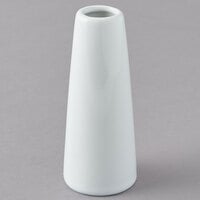 American Metalcraft BVTG6 1 1/2 inch x 4 inch White Ceramic Tower Vase