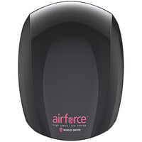 World Dryer J-162A3 Airforce Black Aluminum Automatic Surface Mounted Hand Dryer - 120V, 1100W