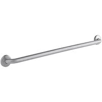 American Specialties, Inc. 10-3701-42 42" Smooth Stainless Steel Grab Bar with Snap Flange