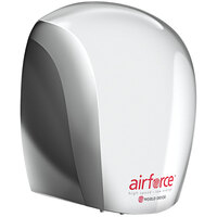 World Dryer J-972A3 Airforce Polished Stainless Steel Automatic Surface Mounted Hand Dryer - 120V, 1100W