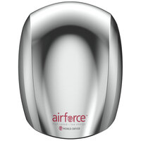World Dryer J-972A3 Airforce Polished Stainless Steel Automatic Surface Mounted Hand Dryer - 120V, 1100W