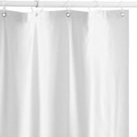 American Specialties, Inc. 10-1200-V36 36 inch x 72 inch White Vinyl Shower Curtain