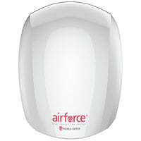 World Dryer J-974A3 Airforce White Aluminum Automatic Surface Mounted Hand Dryer - 120V, 1100W