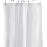American Specialties, Inc. 42" x 72" White Vinyl Shower Curtain 10-1200-V42 - 4/Pack