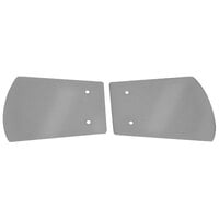 Focus Hospitality Brushed Finish Cover Plate for Arc Shower Rod - 2/Pack