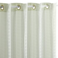 Hookless HBH43LIT05 Litchfield Beige Shower Curtain with Flex-On Rings - 71 inch x 74 inch