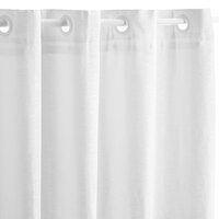 Hookless HBH21B0174 Frost Shower Curtain with Flex-On Rings and Weighted Corner Magnets - 71 inch x 74 inch