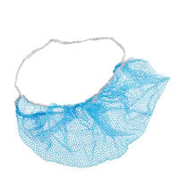 Choice 18" Blue Nylon Beard Net - 100/Pack