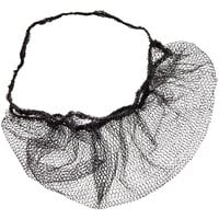 Choice 18" Black Nylon Beard Net - 100/Pack