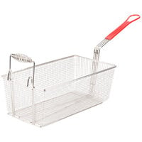 Grindmaster-Cecilware V180P 16 3/4 inch x 8 3/4 inch x 6 inch Fryer Basket with Front Hook