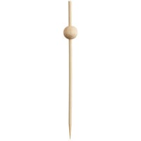 Front of the House White Bamboo Ball Pick 4 1/2  - 100/Pack