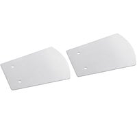 Focus Hospitality Chrome Finish Cover Plate for Arc Shower Rod - 2/Pack