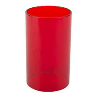 Sterno 85306 Table Lamp Red Cylinder Globe