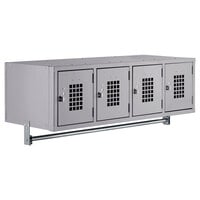 Regency Space Solutions Gray 45" x 18" Wall Mount Locker- Unassembled