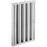 25"(H) x 16"(W) x 2"(T) Stainless Steel Hood Filter