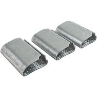 Lavex 5/8" Serrated Snap-On Seal for Poly Strapping - 1,000/Case
