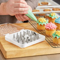 Choice 26-Piece Stainless Steel Piping Tip Decorating Set