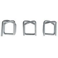 Lavex Industrial 3/4 inch Heavy-Duty Galvanized Clear Wire Buckle for Cord Strapping - 1000/Case