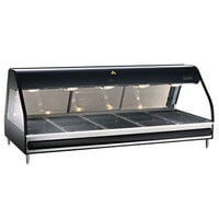 Alto-Shaam ED2 72 S/S Stainless Steel Heated Display Case with Curved Glass - Full Service Countertop 72"