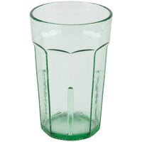 Cambro LT8427 Laguna 8 oz. Spanish Green Customizable SAN Plastic Tumbler - 36/Case