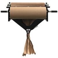 Lavex Kraft Paper Dispenser with Crumpler and Idler for Multiple Roll Sizes