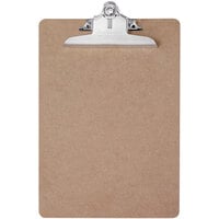 Saunders 12 inch x 8 1/2 inch Recycled Hardboard Clipboard with 1 inch Capacity Clip