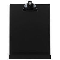 Saunders 12 1/4 inch x 9 1/2 inch Black Free-Standing Clipboard / Tablet Stand with 1 inch Clip Capacity