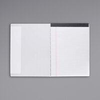 Saunders 11 3/4 inch x 9 inch White Aluminum Padfolio