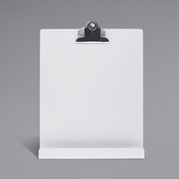Saunders 12 1/4 inch x 9 1/2 inch White Free-Standing Clipboard / Tablet Stand with 1 inch Clip Capacity