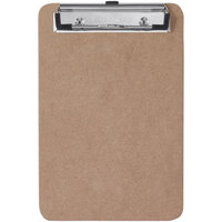 Saunders 9 inch x 6 inch Recycled Hardboard Clipboard with 1/2 inch Capacity Clip