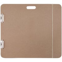 Saunders 23 inch x 26 inch Recycled Hardboard Sketchboard with (2) 1 inch Capacity Clips