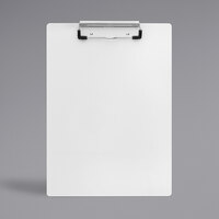 Saunders 12 3/4 inch x 8 15/16 inch White Aluminum Clipboard with 1/2 inch Clip Capacity