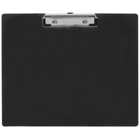 Saunders 9 3/4 inch x 11 3/4 inch Black Aluminum Landscape Clipboard with 1/2 inch Clip Capacity