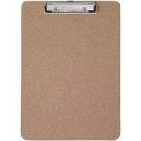 Saunders 12 1/2 inch x 9 inch Recycled Hardboard Clipboard with 1/2 inch Capacity Clip