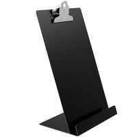 Saunders 12 1/4 inch x 6 9/16 inch Black Free-Standing Clipboard / Tablet Stand with 1 inch Clip Capacity