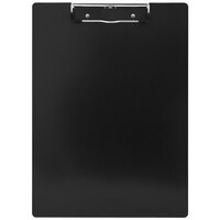 Saunders 12 3/4 inch x 8 15/16 inch Black Aluminum Clipboard with 1/2 inch Clip Capacity