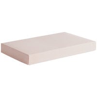 9 3/8" x 5 5/8" x 1" 2-Piece 1 lb. Pink Linen Candy Box - 250/Case