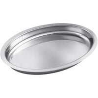 Bon Chef 60002FP 1.5 Qt. Stainless Steel Insert for Cucina 2.5 Qt. Oval Au Gratin Dish