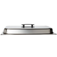 Choice 8 Qt. Full Size Stainless Steel Chafer Cover with Plastic Handle
