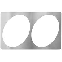 Bon Chef 52113 EZ Fit Stainless Steel Full-Size Tile with Two Cutouts for 60002
