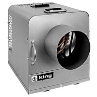King Electric PKB-DT Series PKB2415-1-T-DT-FM Ducted Portable Unit Heater - 208/240V, 11.25/15.5 kW