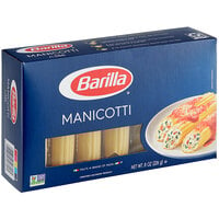 Barilla Manicotti Pasta 8 oz. - 12/Case