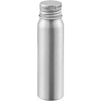 30 mL Silver Aluminum Bottle with Lid - 900/Case