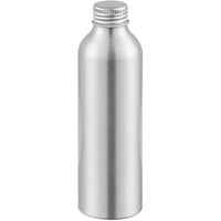 150 mL Silver Aluminum Bottle with Lid - 200/Case